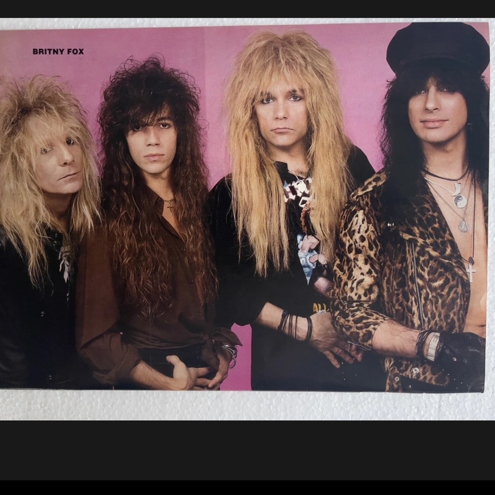 Britny Fox band pinup